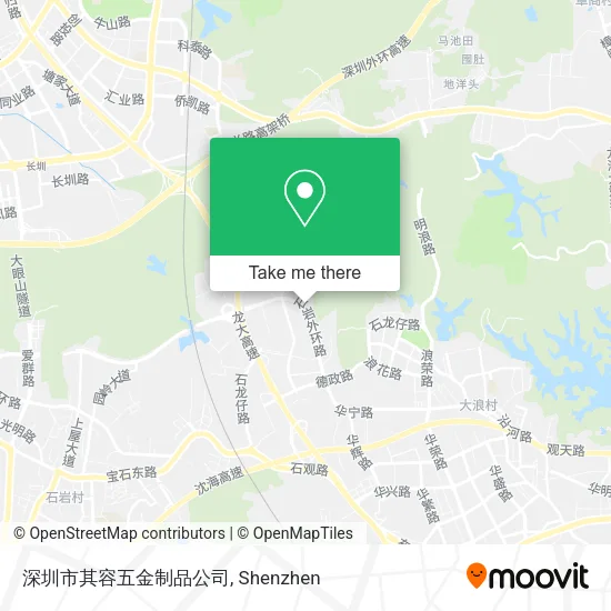 深圳市其容五金制品公司 map