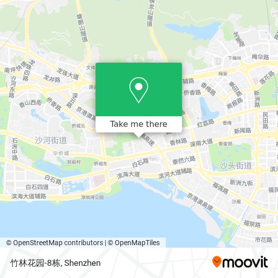 竹林花园-8栋 map