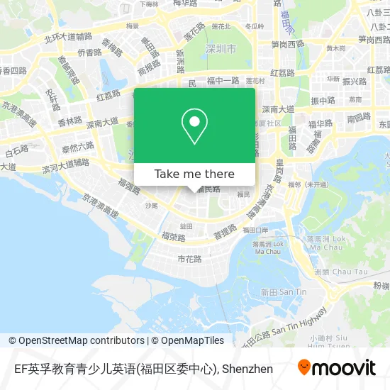 EF英孚教育青少儿英语(福田区委中心) map