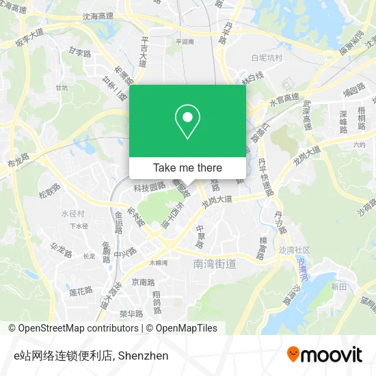 e站网络连锁便利店 map