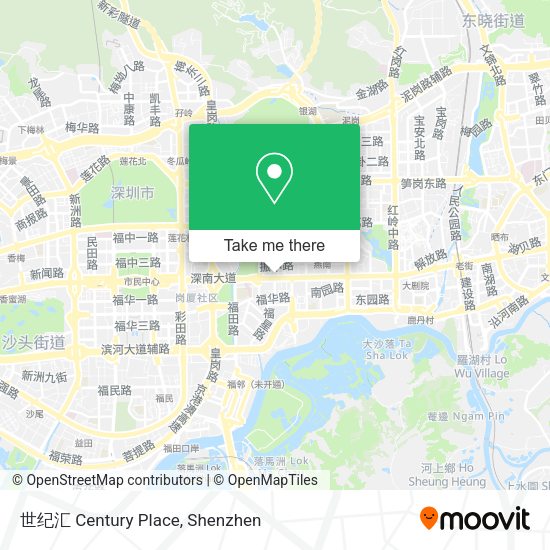 世纪汇 Century Place map