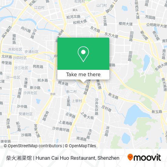 柴火湘菜馆 | Hunan Cai Huo Restaurant map