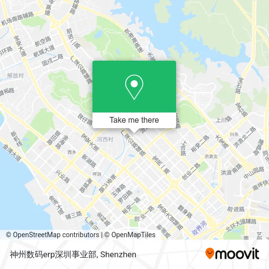 神州数码erp深圳事业部 map