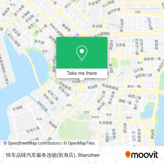 快车品味汽车服务连锁(前海店) map
