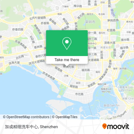 加成精细洗车中心 map