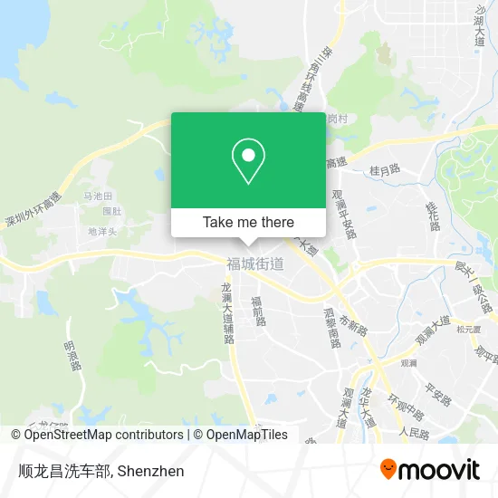 顺龙昌洗车部 map