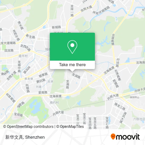 新华文具 map
