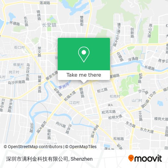 深圳市满利金科技有限公司 map