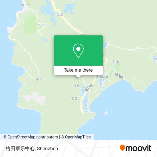 格田康乐中心 map