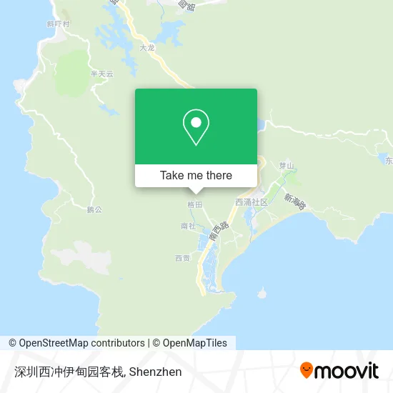 深圳西冲伊甸园客栈 map