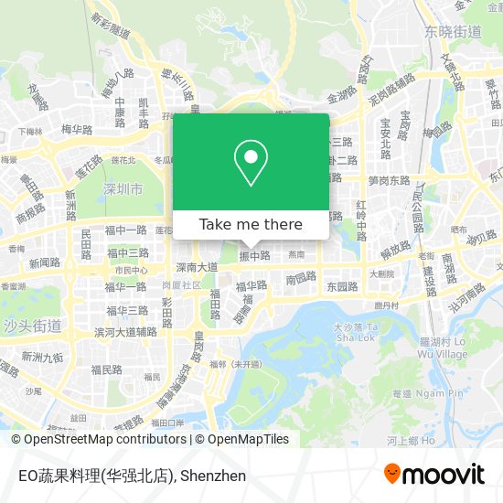 EO蔬果料理(华强北店) map