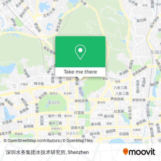 深圳水务集团水技术研究所 map