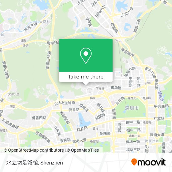 水立坊足浴馆 map