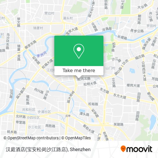 汉庭酒店(宝安松岗沙江路店) map