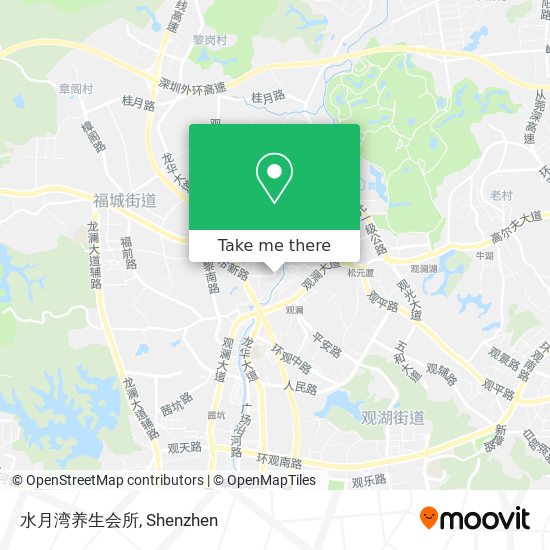 水月湾养生会所 map