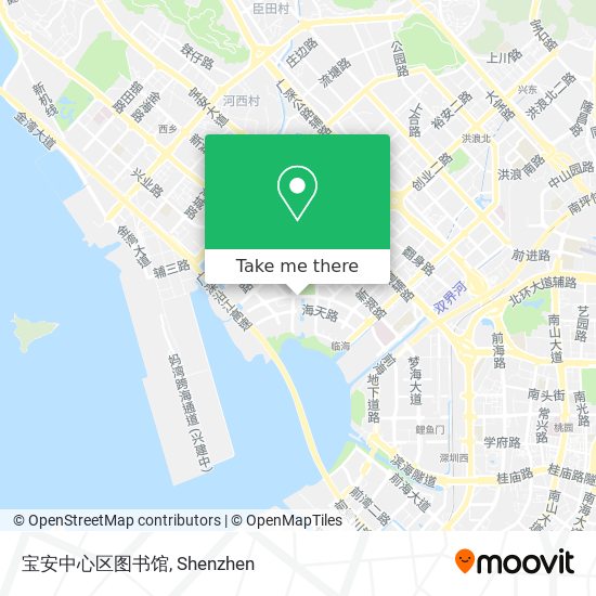 宝安中心区图书馆 map