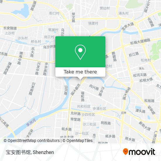 宝安图书馆 map