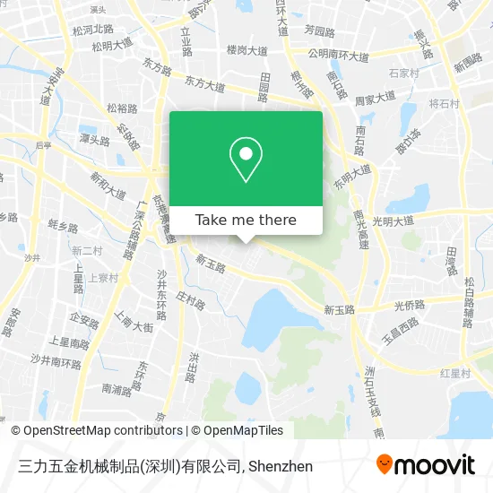 三力五金机械制品(深圳)有限公司 map