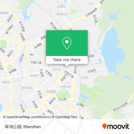 翠湖公园 map
