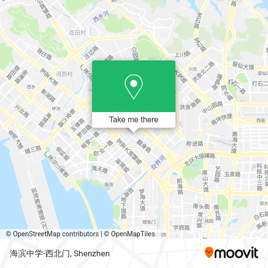 海滨中学-西北门 map