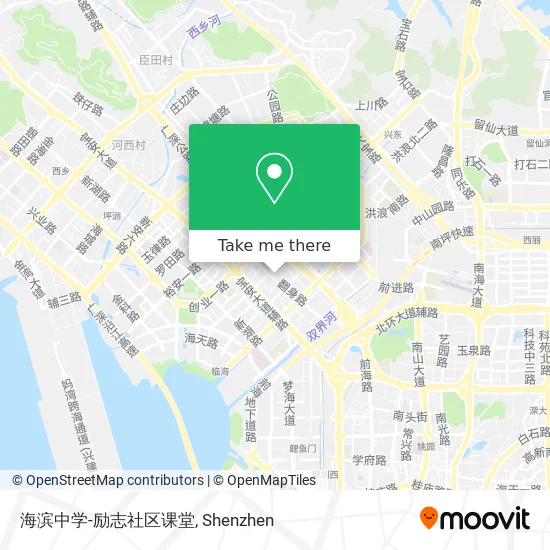 海滨中学-励志社区课堂 map