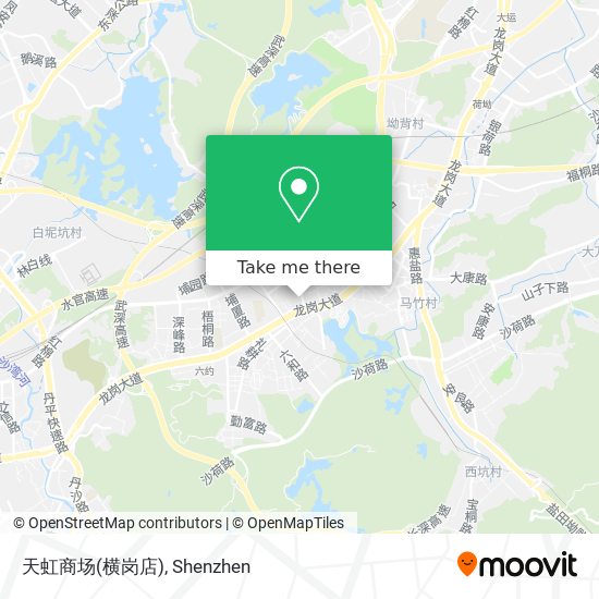 天虹商场(横岗店) map