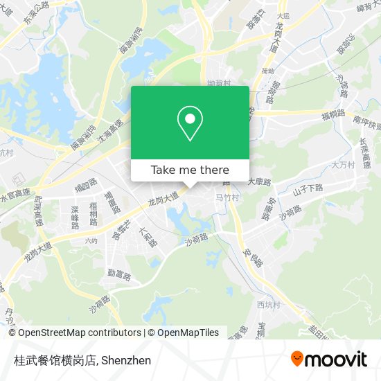 桂武餐馆横岗店 map