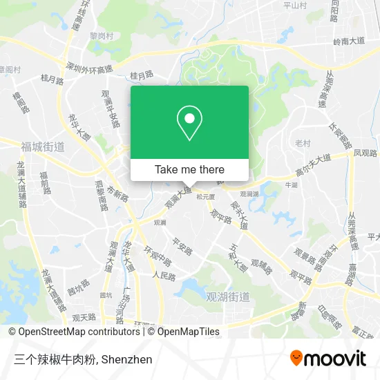 三个辣椒牛肉粉 map