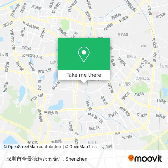 深圳市全景德精密五金厂 map