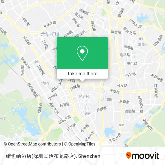 维也纳酒店(深圳民治布龙路店) map