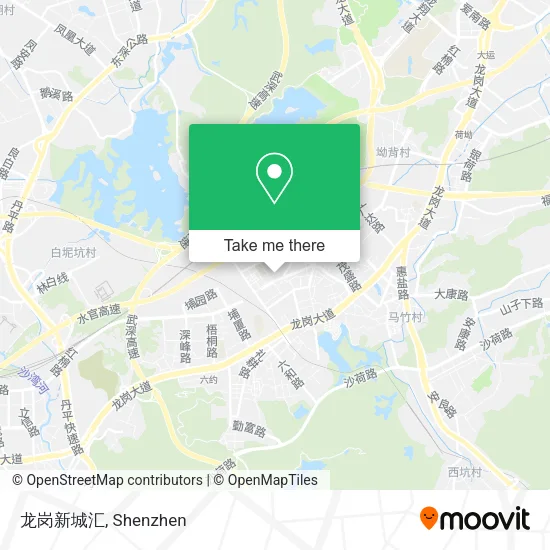 龙岗新城汇 map