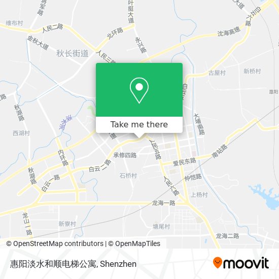 惠阳淡水和顺电梯公寓 map