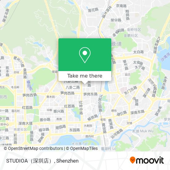 STUDIOA（深圳店） map