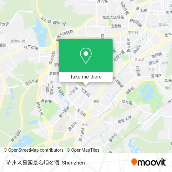 泸州老窖园景名烟名酒 map