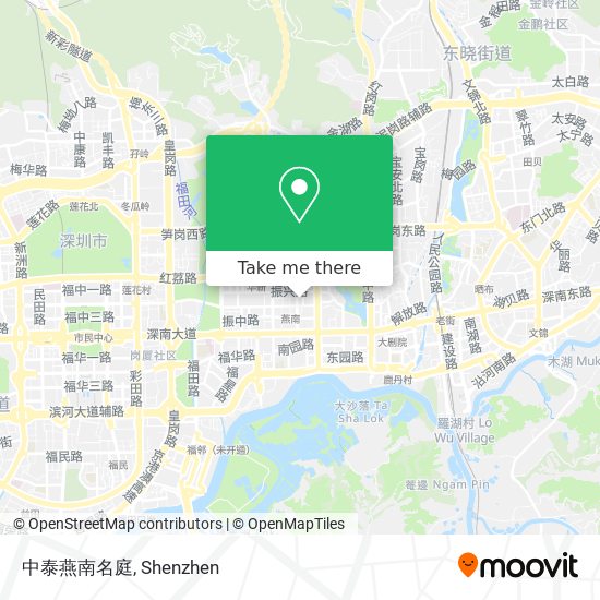 中泰燕南名庭 map