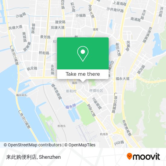 来此购便利店 map