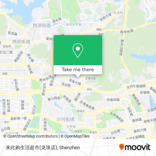 来此购生活超市(龙珠店) map