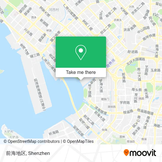 前海地区 map