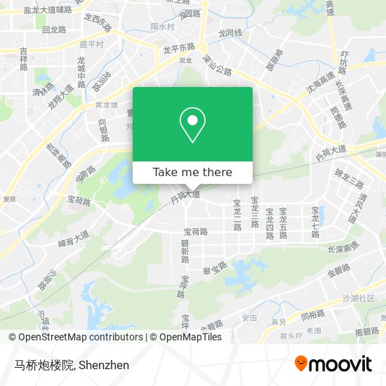 马桥炮楼院 map