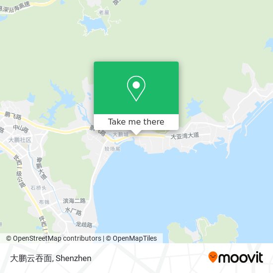 大鹏云吞面 map