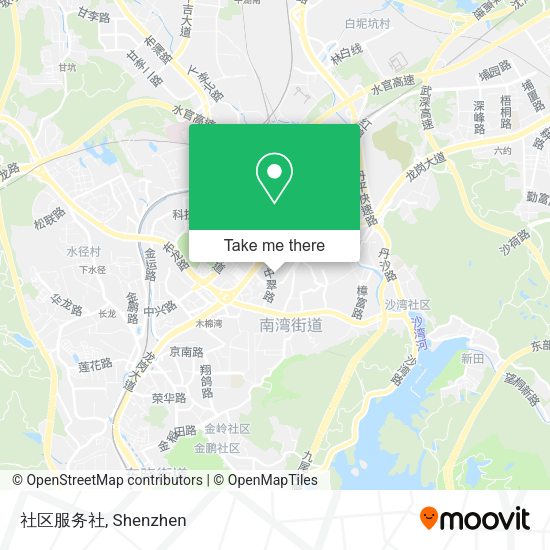 社区服务社 map
