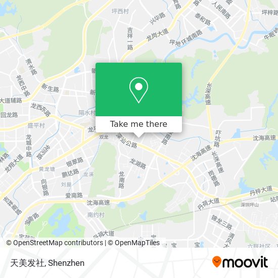 天美发社 map