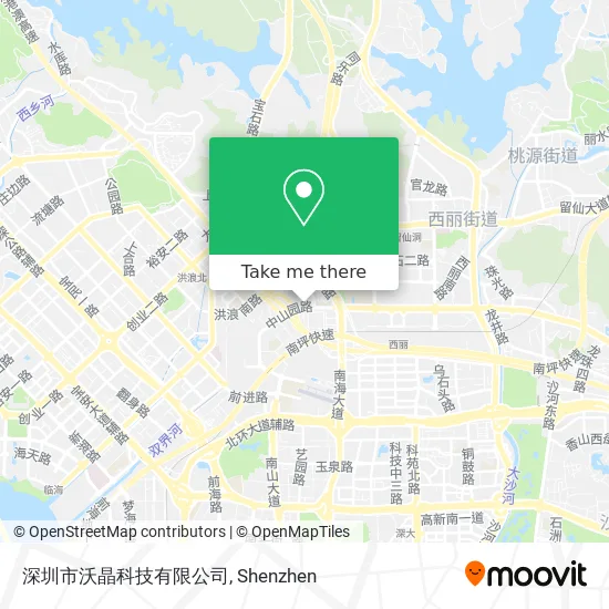 深圳市沃晶科技有限公司 map
