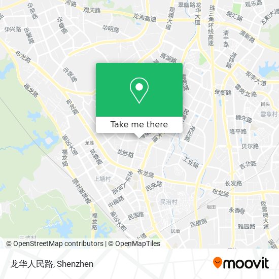 龙华人民路 map