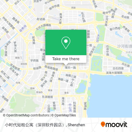 小时代短租公寓（深圳软件园店） map