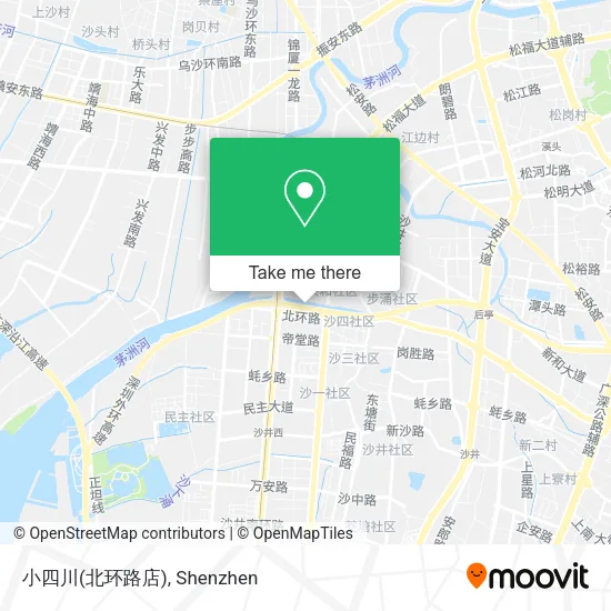 小四川(北环路店) map