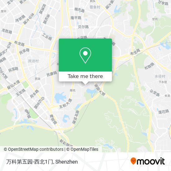 万科第五园-西北1门 map