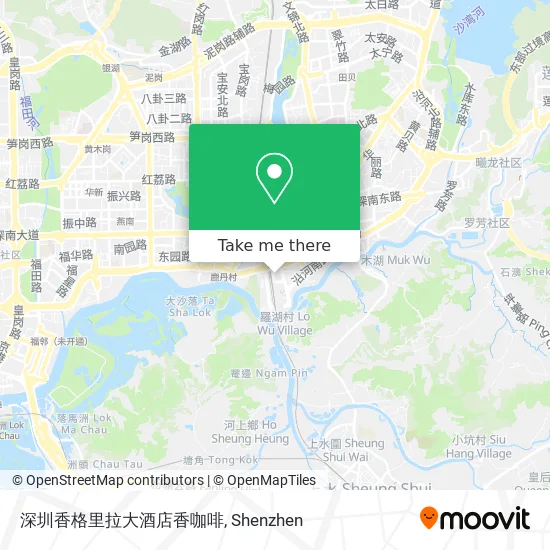 深圳香格里拉大酒店香咖啡 map