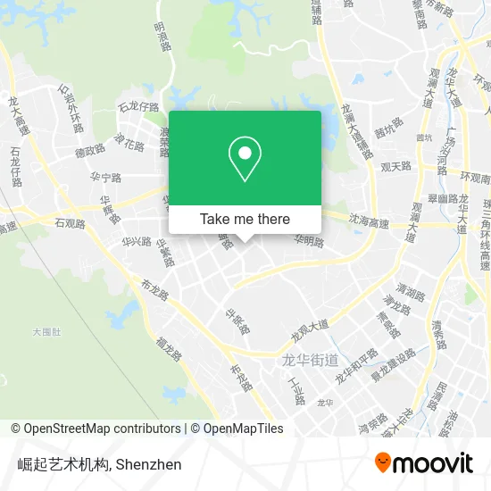 崛起艺术机构 map