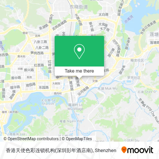 香港天使色彩连锁机构(深圳彭年酒店南) map